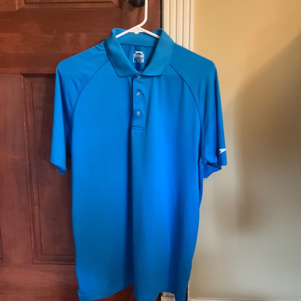 SLAZENGER GOLF POLO SHIRT MENS MEDIUM